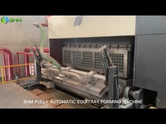 Machines pour la fabrication de papier industriel et de pâte à papier pour le moulage de plateaux