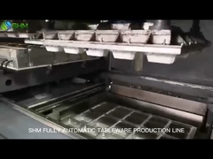 Machine à ustensiles de table de moulage de pâte durable Machine à fabrication de bols en papier à grande vitesse